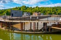 Brunel Lock at English town Bristol Royalty Free Stock Photo