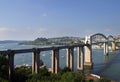 England, Tamar, Brunels rail bridge