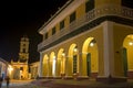 Brunet Palace by night, Trinidad, Cuba Royalty Free Stock Photo