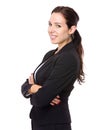 Brunette business woman Royalty Free Stock Photo