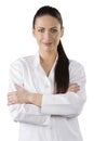 Brunette doctor Royalty Free Stock Photo