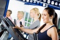 Brunette girl working out Royalty Free Stock Photo