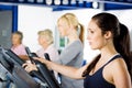 Brunette girl working out Royalty Free Stock Photo