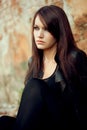 Brunette portrait Royalty Free Stock Photo