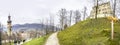 Brunico castle path - Bolzano - Trentino Alto Adige - Italy