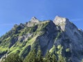 Brunnelistock Bruennelistock Mountain above the Oberseetal valley and alpine Lake Obersee, Nafels Naefels