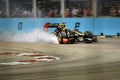 Bruno Senna, Lotus Renault GP R31. in Singapore F1