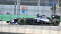 Bruno Senna racing in Singapore F1 2012 Royalty Free Stock Photo