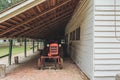 BRUNSWICK, GEORGIA - Sept 18, 2019: Hofwyl-Broadfield Plantation Historic Site. A slave run rice plantation of the 1800s