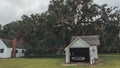 BRUNSWICK, GEORGIA - Sept 18, 2019: Hofwyl Broadfield Plantation Historic Site. A slave run rice plantation of the 1800s