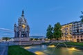 Brunswick monument by night, Geneva, Switzerland, HDR Royalty Free Stock Photo