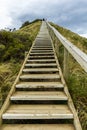 Lookout steps on Bruny island neck nature reserve