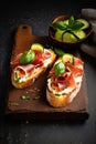 Bruschetta, antipasto from Italy