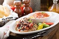 Bruschetta chicken with rice