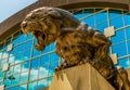 Sculpture of Fierce Panther at Bank of America Stadium