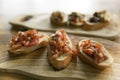 Bruschetta italian food crostini