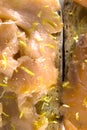 Bruschetta with salmon