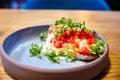 Bruschetta with strawberries