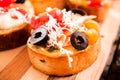 Bruschetta time Royalty Free Stock Photo