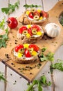 Bruschetta time Royalty Free Stock Photo