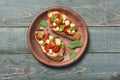 Bruschetta with tomato