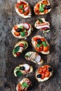 Bruschettas time Royalty Free Stock Photo
