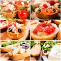 Bruschettas time Royalty Free Stock Photo