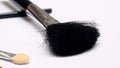 Brush for applying blush, makeup accessories Royalty Free Stock Photo