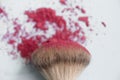 Brush and blush. Royalty Free Stock Photo