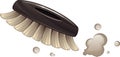 Brush cleaning dust Royalty Free Stock Photo