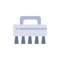 Brush, Cleaning, Set Flat Color Icon. Vector icon banner Template