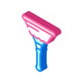 brush for cleaning windows isometric icon vector illustration