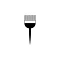 brush for dyeing hair icon. Element of barber shop for advertising signs, mobile concept and web apps. Icon for website design and Royalty Free Stock Photo