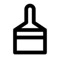 Brush icon. Customization and setting symbol. Royalty Free Stock Photo