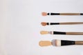 Brush for a liquid base with blurred tonal means