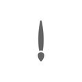 Brush, paintbrush icon. Element of materia flat tools icon