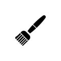 brush, paintbrush, tassel, raceme, cluster, pencil icon. Simple glyph, flat vector of Web icons for UI and UX, website or mobile