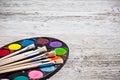 Brush and paints Royalty Free Stock Photo