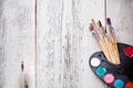Brush and paints Royalty Free Stock Photo