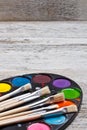 Brush and paints Royalty Free Stock Photo