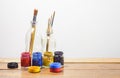 Brush paints Royalty Free Stock Photo