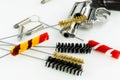 Brush Set Cleaning Gun Royalty Free Stock Photo