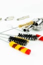 Brush Set Cleaning Gun Royalty Free Stock Photo