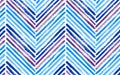 Brush stroke chevron zig zag seamless pattern.