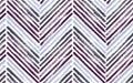 Brush stroke chevron zig zag seamless pattern.