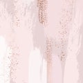 Brush strokes in gentle pastel colors on a white background. Delicate luxury rode pink texture template. Abstract
