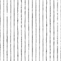 Brush strokes seamless pattern. Black ink stripe on white background. Simple monochrome line patern. Vertical stripes. Striped bac Royalty Free Stock Photo