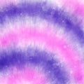 Brush strokes tie dye pattern abstract background in purple and pink colors, digital illustration Royalty Free Stock Photo