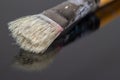 Brush to be used for painting or cosmetics,  with a relection Royalty Free Stock Photo