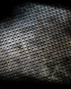 Brushed aluminium metal plate Royalty Free Stock Photo